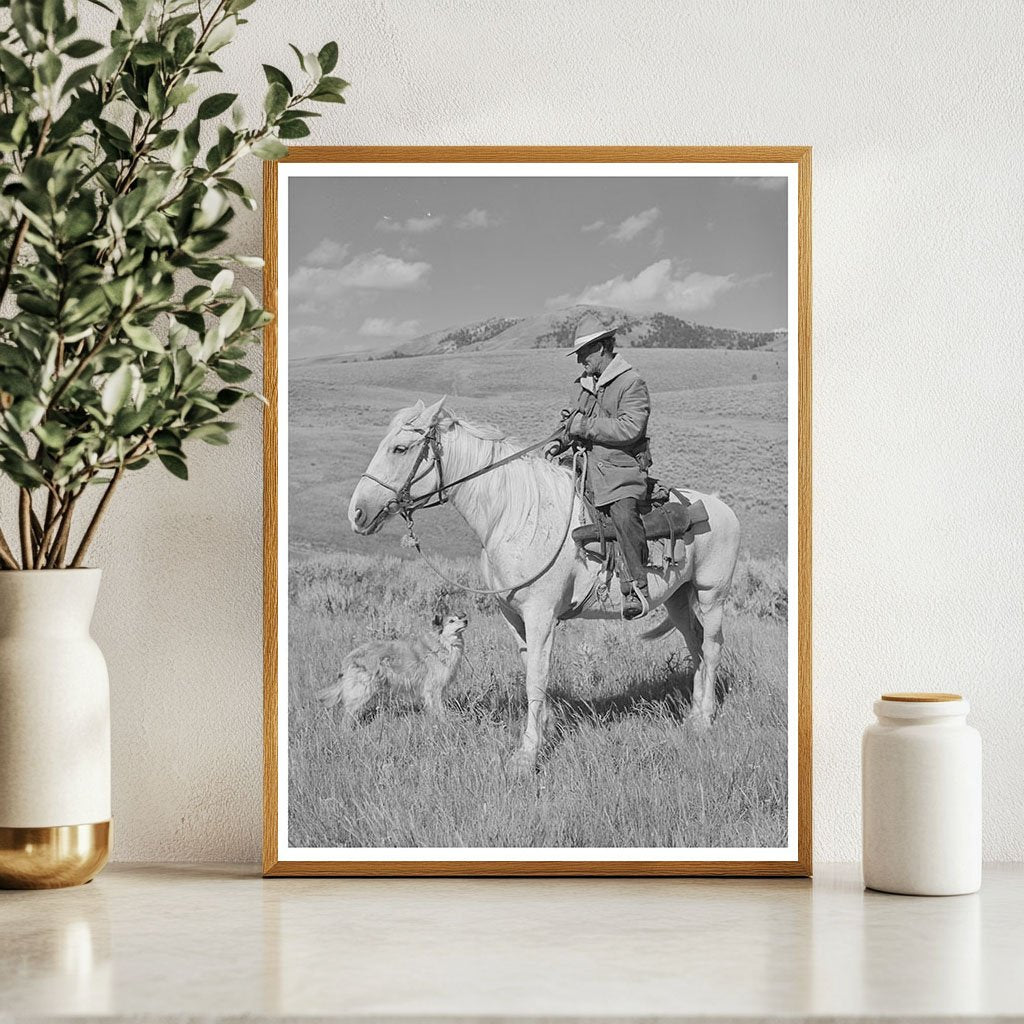 Sheepherder in Gravelly Range Montana August 1942