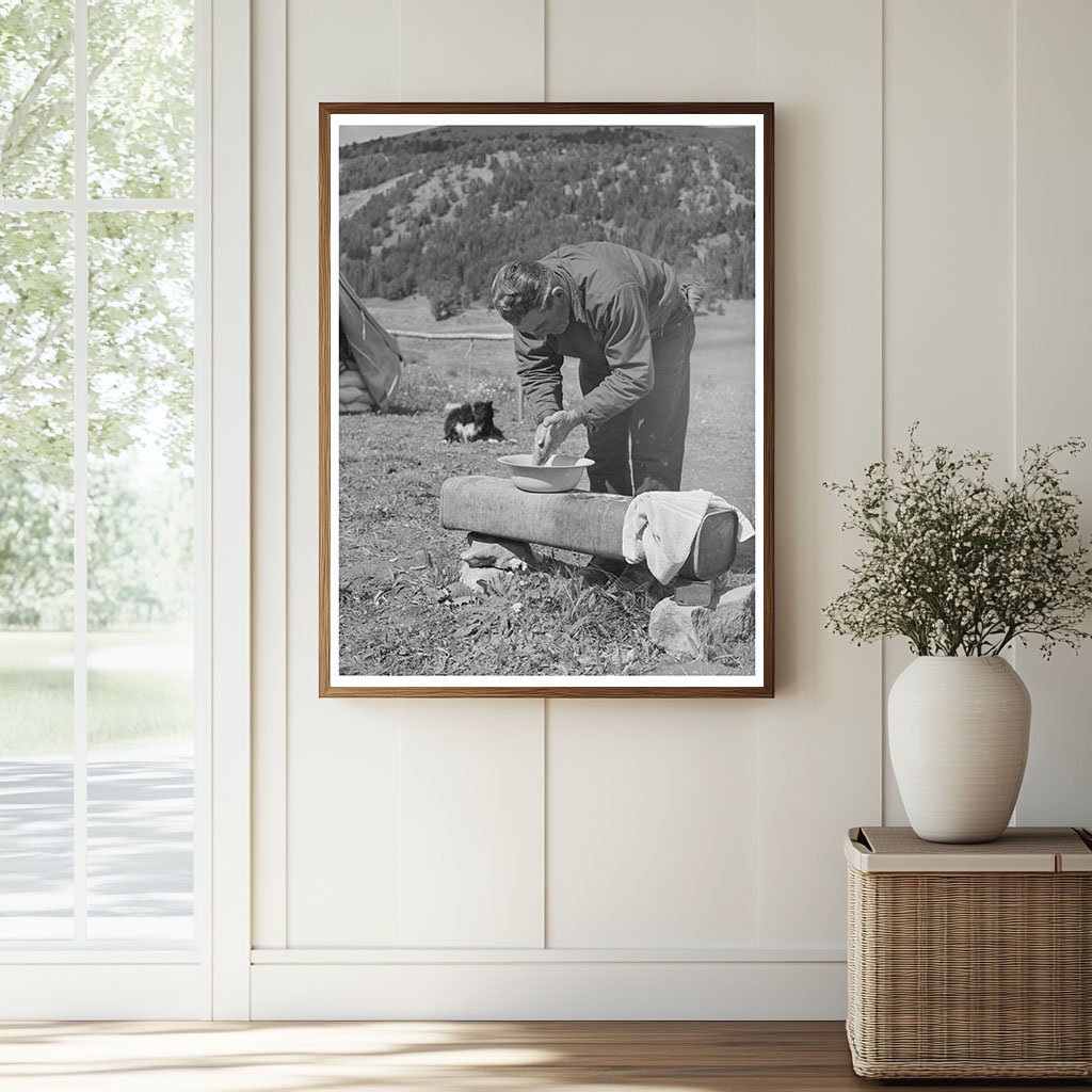 Sheepherder Camp in Gravelly Range Montana August 1942