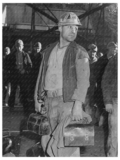 Miners at Anaconda Copper Mining Company Butte Montana 1942