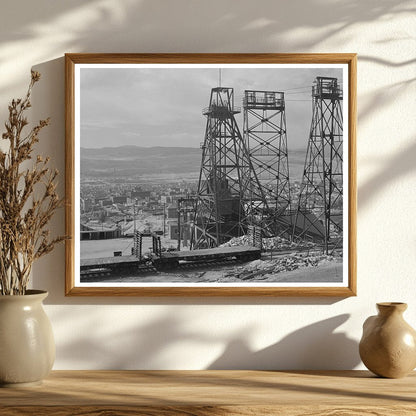 Butte Montana Anaconda Copper Mining Company 1942 Image