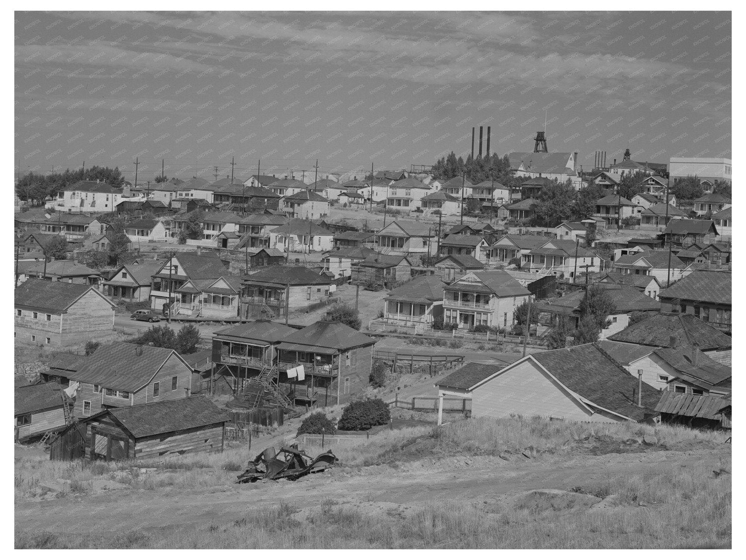 Walkerville Mining Community Butte Montana September 1942