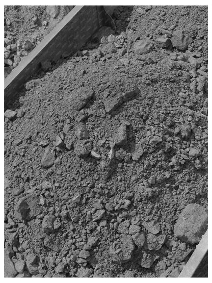 Copper Ore Loaded in Railroad Cars Butte Montana 1942