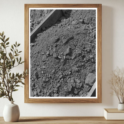 Copper Ore Loaded in Railroad Cars Butte Montana 1942