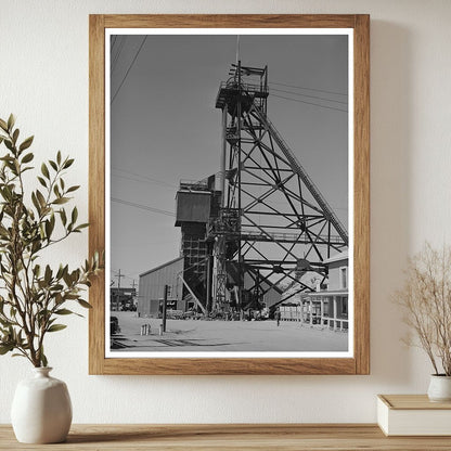 Mountain Con Copper Mine Head Frame Butte Montana 1942