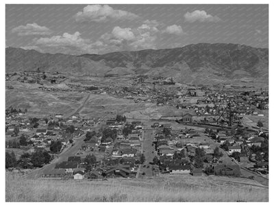Butte Montana Copper Mines Headframes September 1942