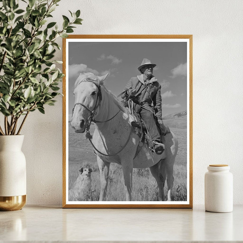 Sheepherder in Gravelly Range Montana 1942