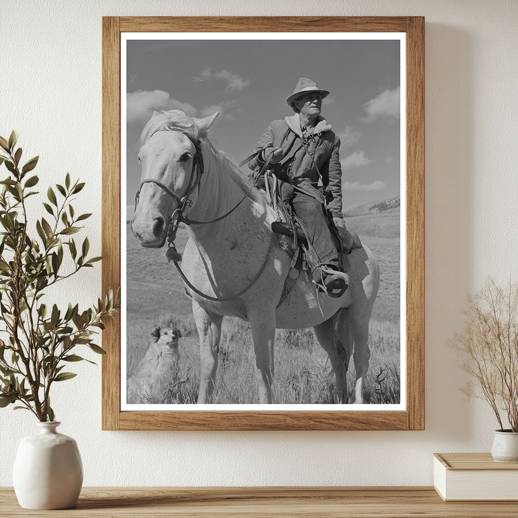 Sheepherder in Gravelly Range Montana 1942