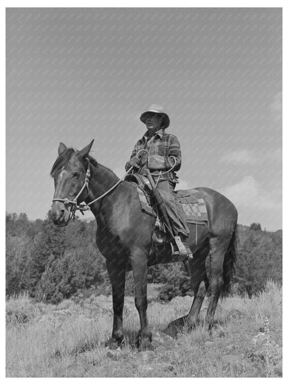 Gravelly Range Sheepherder Scene Montana September 1942