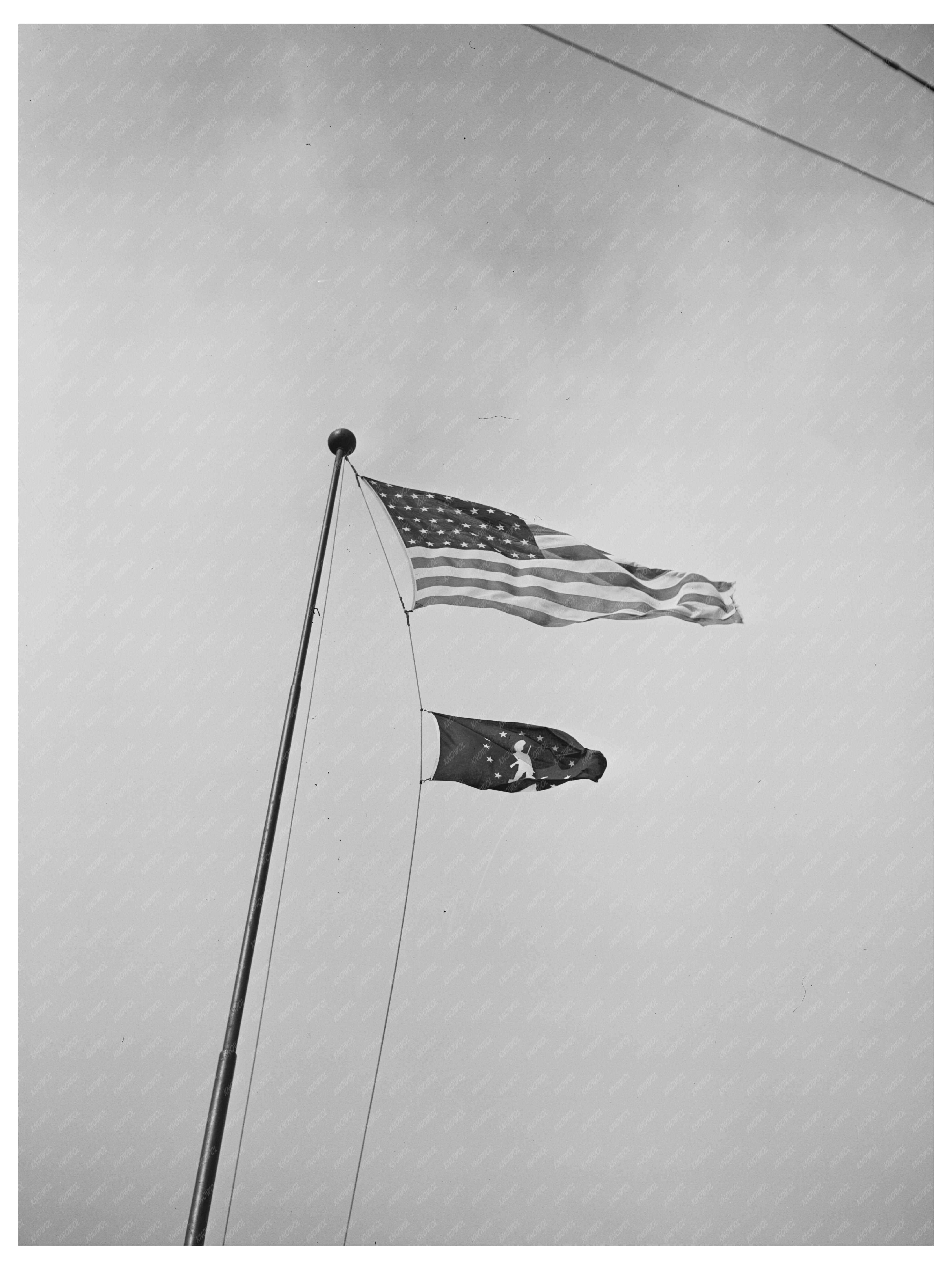 Minutemen Flag and War Bonds Anaconda Montana 1942