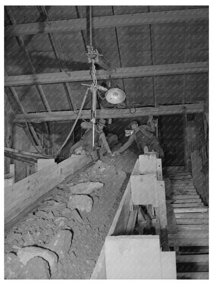 1942 Vintage Workmen at Anaconda Copper Mining Smelter