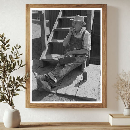 Workman Lunch Break at Anaconda Copper Smelter 1942