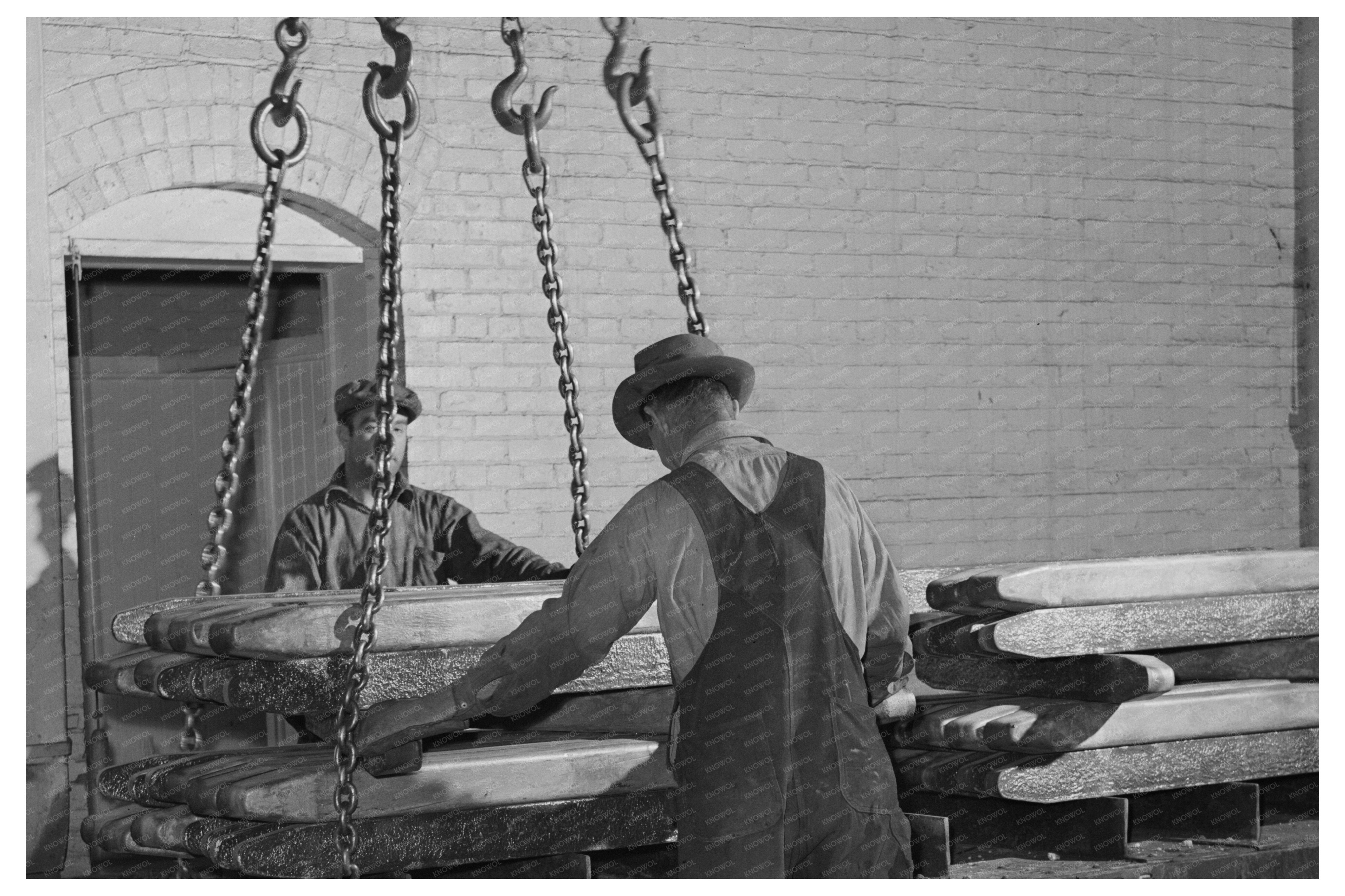 Workers Loading Wire Bars at Anaconda Copper 1942