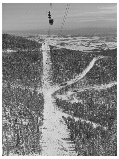 Aerial View of Ben Bow Chromite Mine Montana 1942