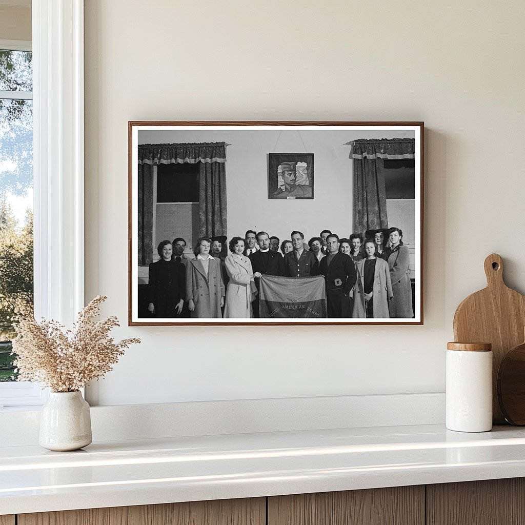 Young American-Serbs Club Gathering Butte Montana 1942