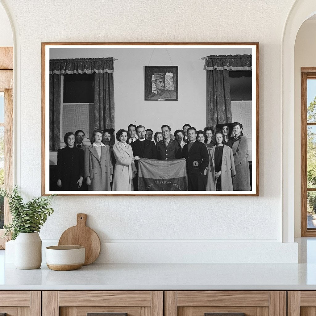 Young American-Serbs Club Gathering Butte Montana 1942