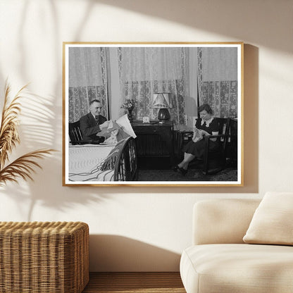 John Herlihy and Wife at Home Butte Montana 1942