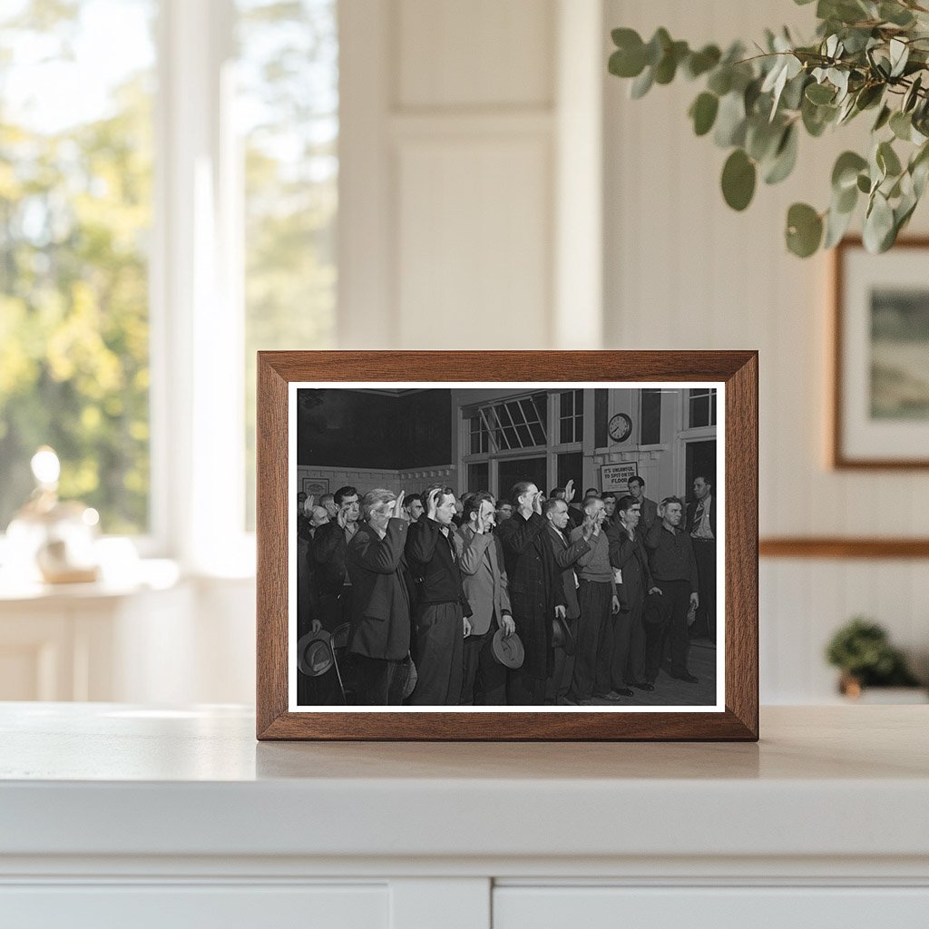 Butte Miners Union Meeting Initiation October 1942