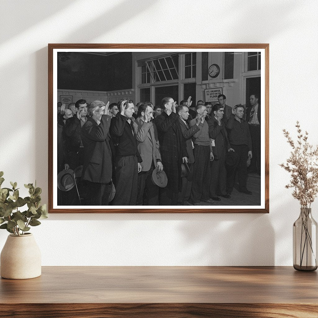 Butte Miners Union Meeting Initiation October 1942