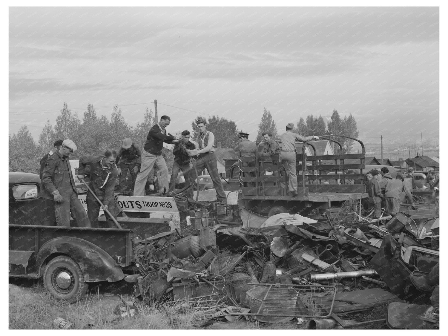 Scrap Salvage Campaign Butte Montana 1942