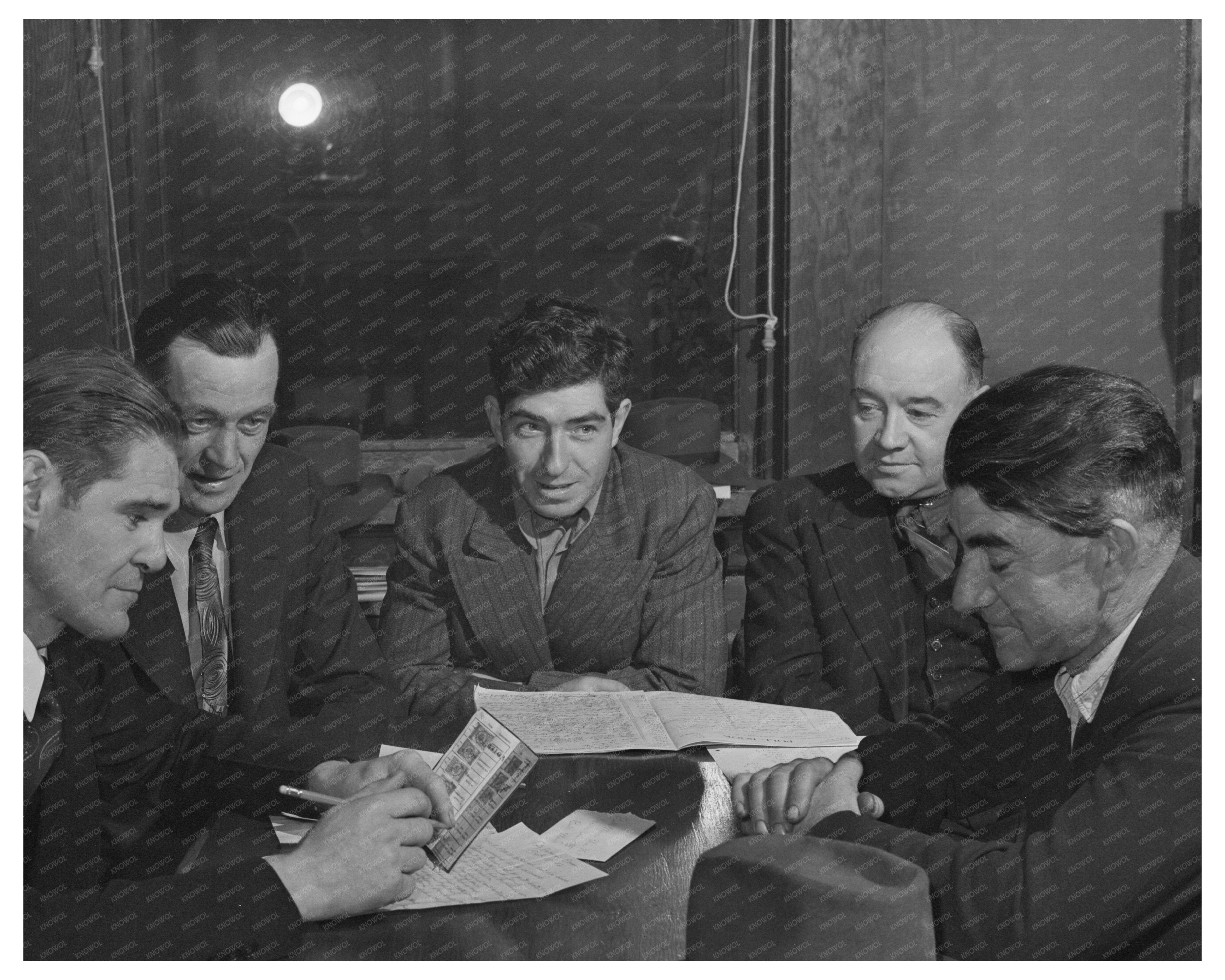 Miners Union Committee Meeting Butte Montana October 1942