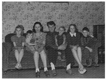 Rauh Family Portrait Butte Montana October 1942