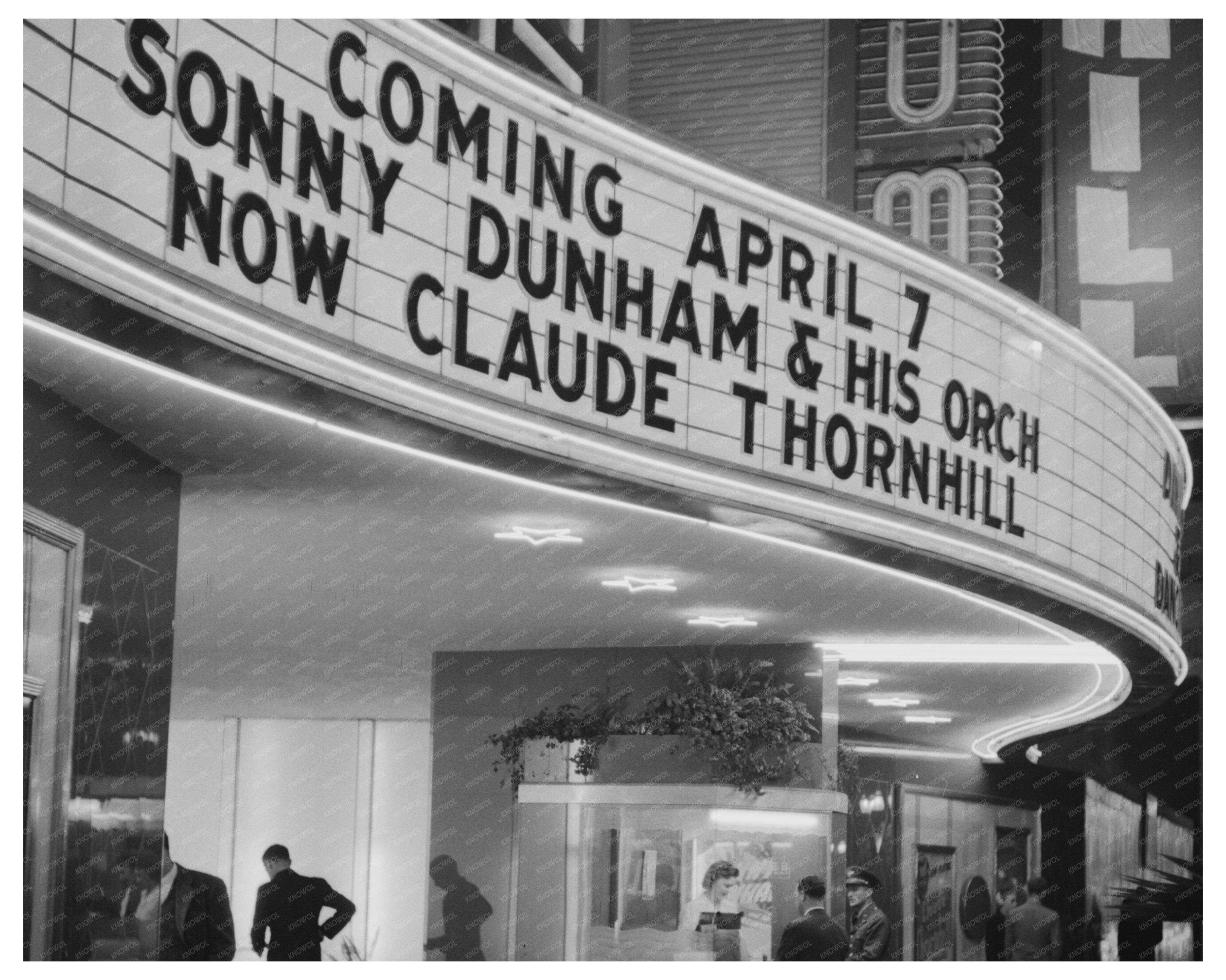 Hollywood Dance Palace Ticket Window April 1942