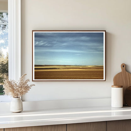 Wheat Farm Landscape Walla Walla Washington 1941