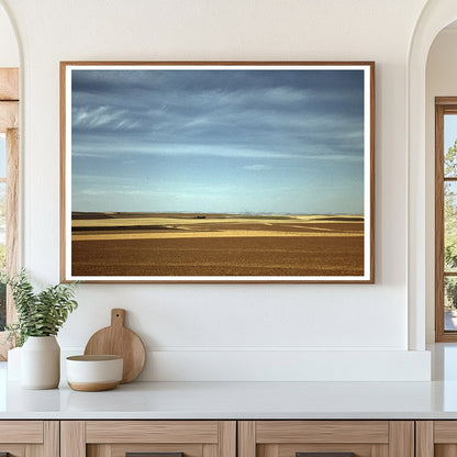 Wheat Farm Landscape Walla Walla Washington 1941