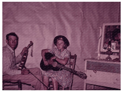 Orchestra Intermission at McIntosh County Square Dance 1939