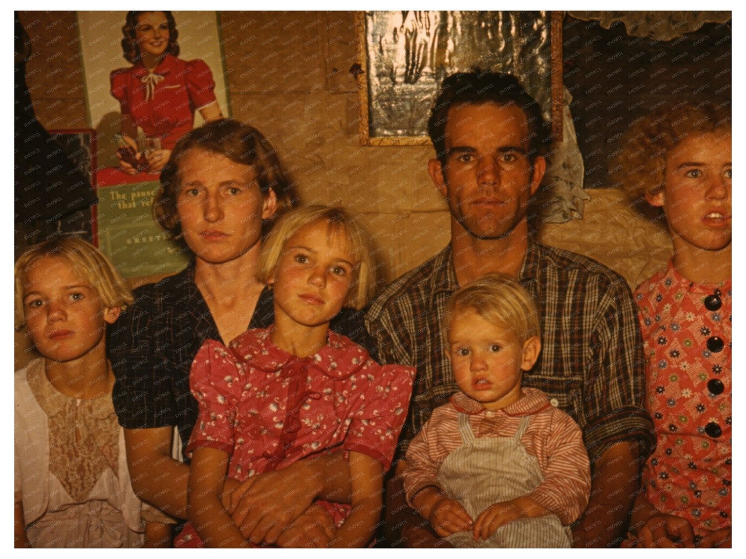 Jack Whinery Family in Pie Town New Mexico 1940