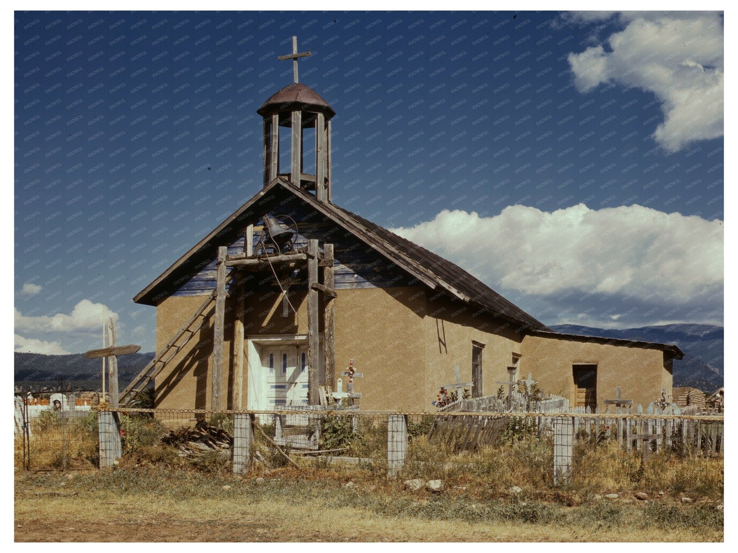 Llano de San Juan New Mexico Catholic Church 1940