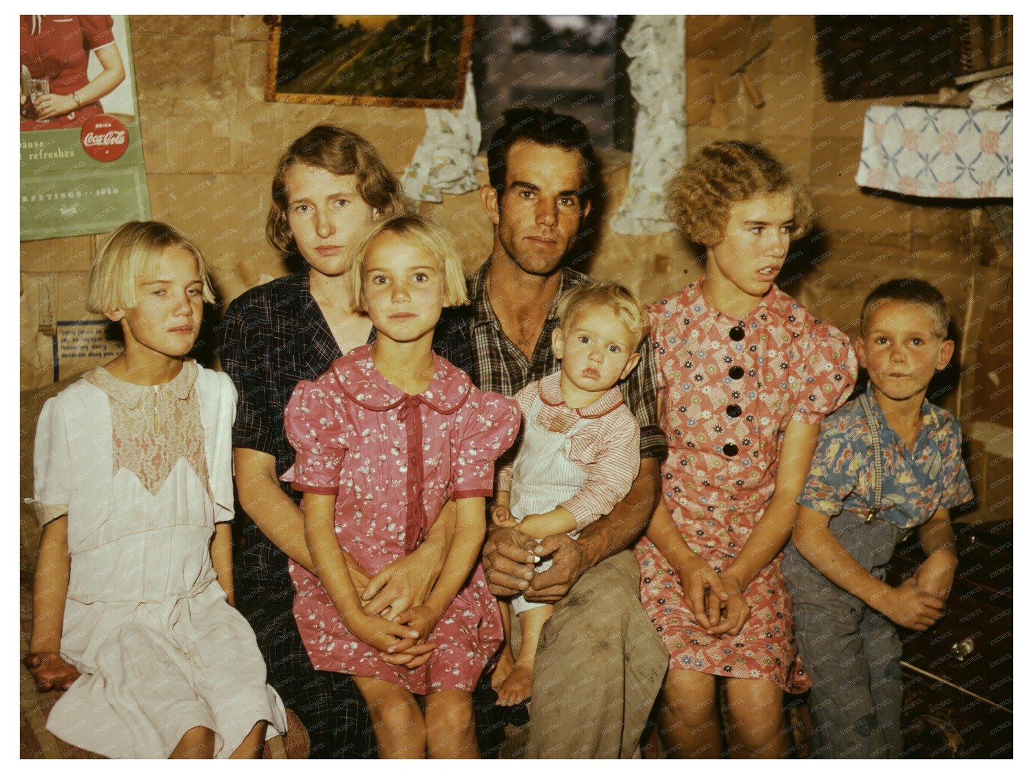 Jack Whinery Family Homesteaders Pie Town New Mexico 1940