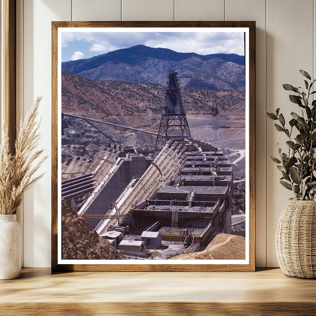 Shasta Dam Construction June 1942 Redding California