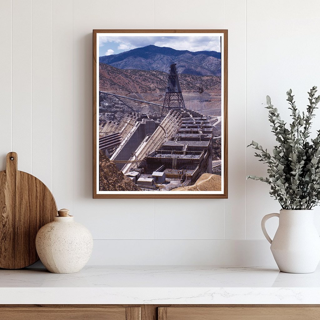 Shasta Dam Construction June 1942 Redding California