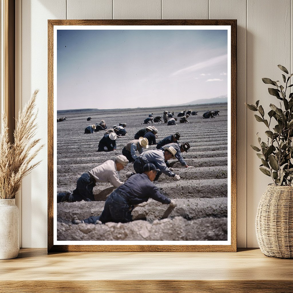 Tule Lake Relocation Center Japanese Americans Farming 1942