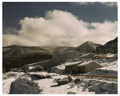 First Snow in Little Belt Mountains Meagher County Montana 1942