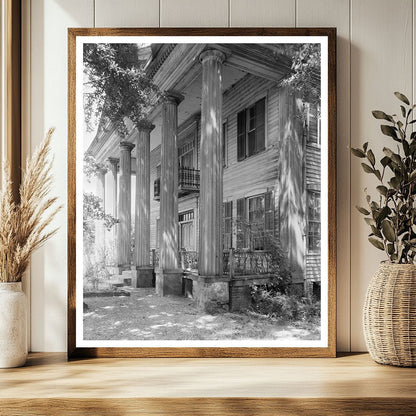 Vintage 1830 Greek Revival Building Photograph Alabama