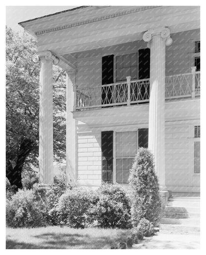 Vintage Tuskegee Alabama Building 1855 Architectural Print