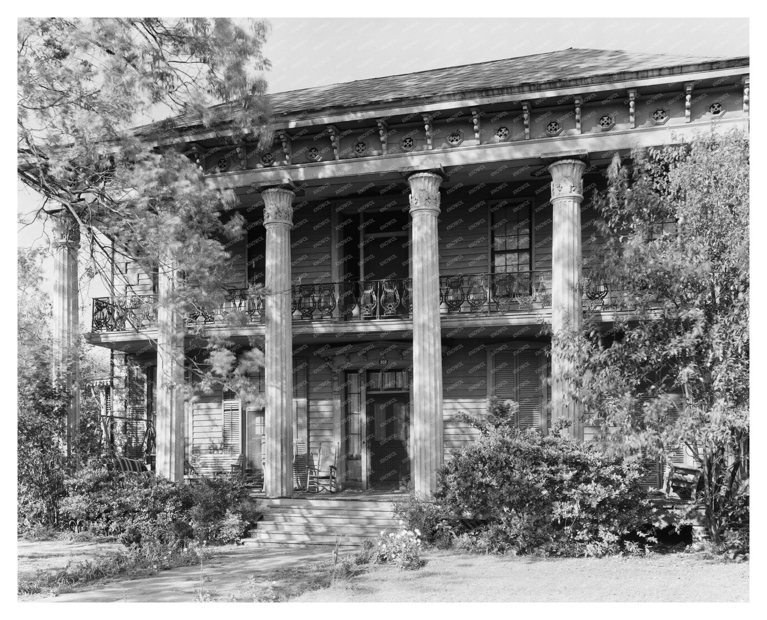 Vintage 1855 Architecture in Tuskegee, Alabama