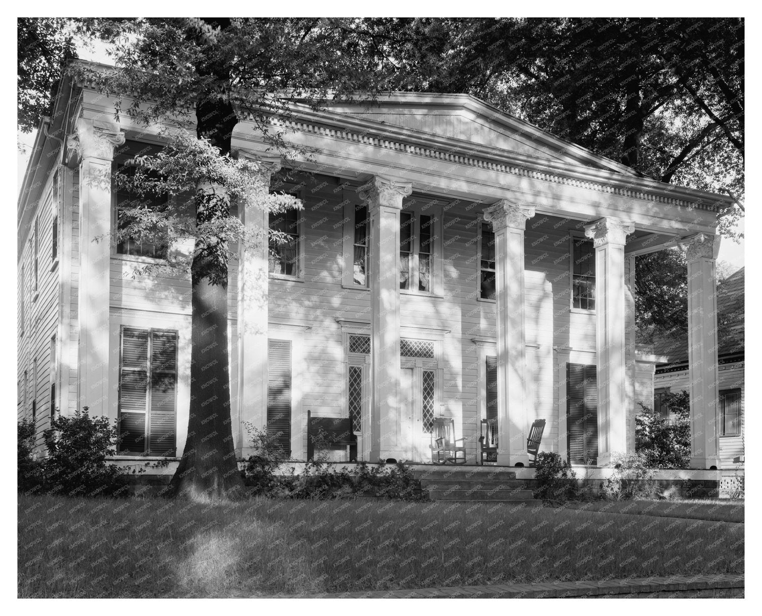Montgomery, AL Vintage Architecture Photo from 1850