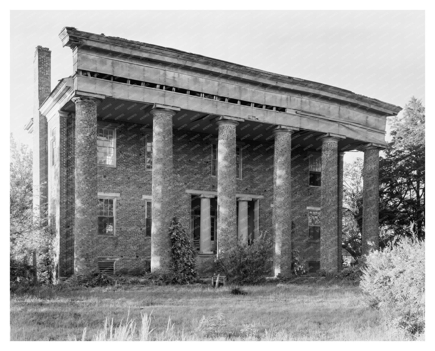 Huntsville AL Architecture History 1953 Vintage Photo