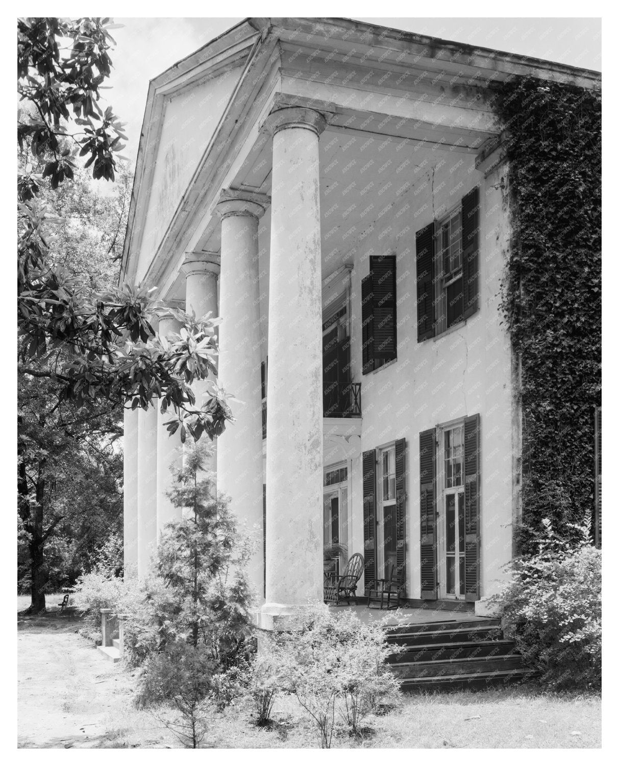 Hobson Home in Greensboro, Alabama - Historic Photo 1830