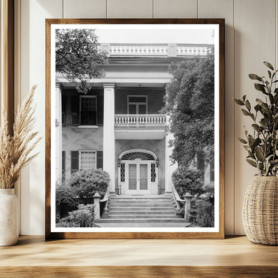 Students Masonic Building, Tuscaloosa AL, 1845 Vintage Photo