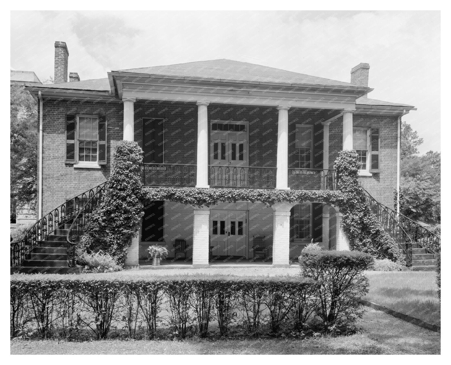 Tuscaloosa, Alabama Vintage Building Photograph, 1830