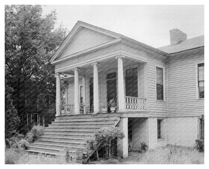Hays House, Tuscaloosa, AL, 1830 Vintage Photograph