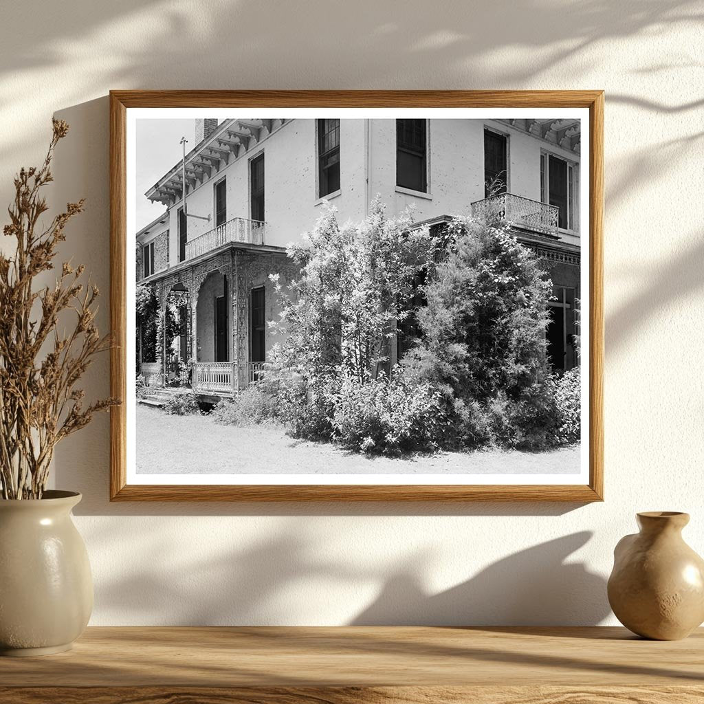 1850s Building Photographed in Selma, Alabama, 1953