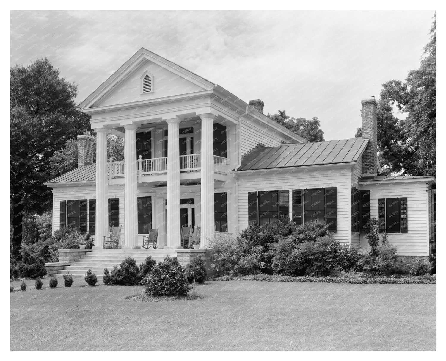 1828 Building in Selma, Alabama - Vintage Photo 1953