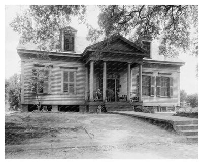 Vintage Architecture in Selma, Alabama - 1953 Photo