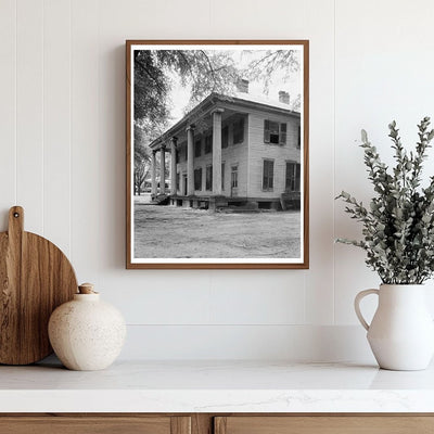 B.D. Palmer Estate, Eutaw, Alabama, 1840 Historical Photo