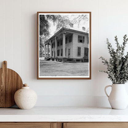 B.D. Palmer Estate, Eutaw, Alabama, 1840 Historical Photo
